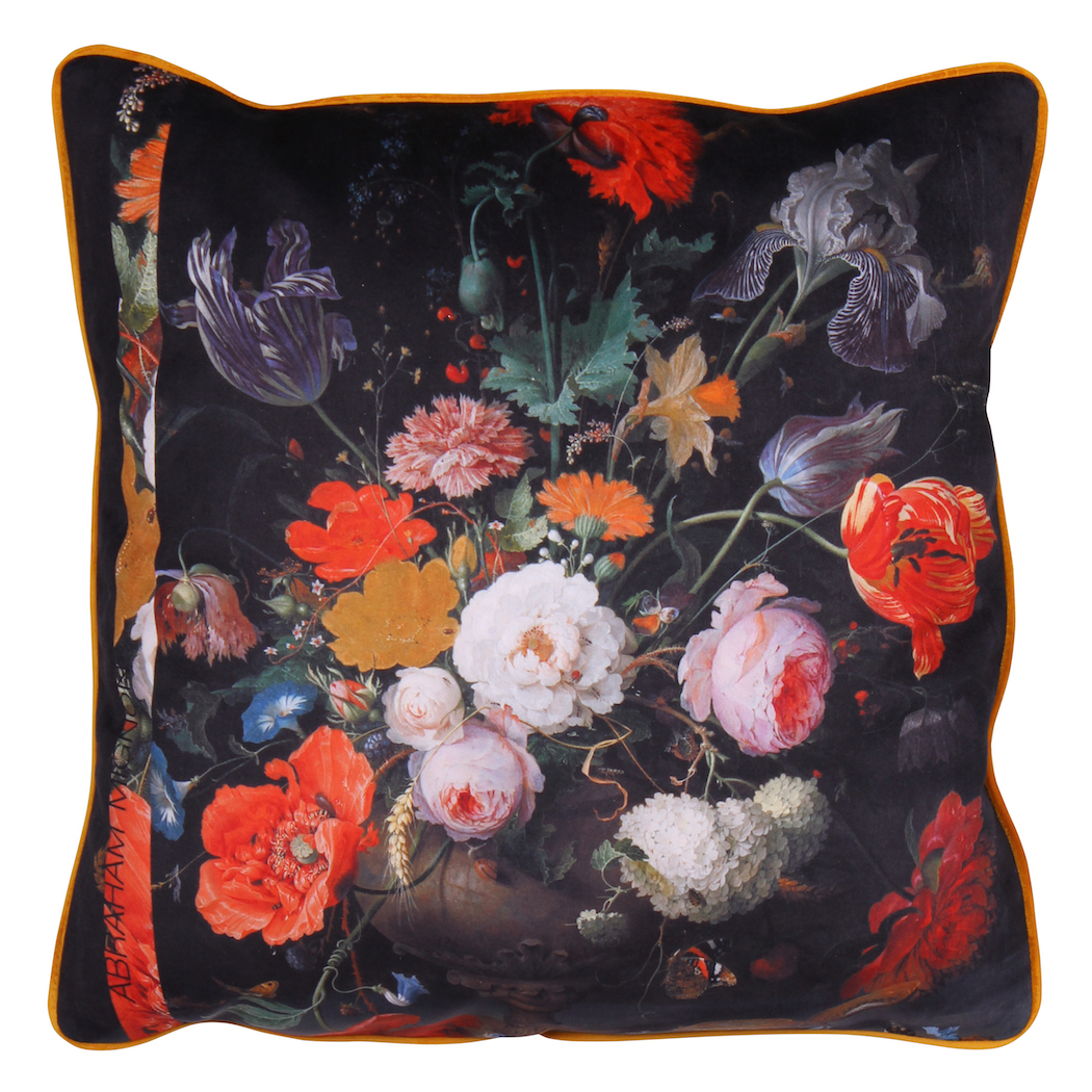 Sierkussen ''Dutch flowers'', Abraham Mignon