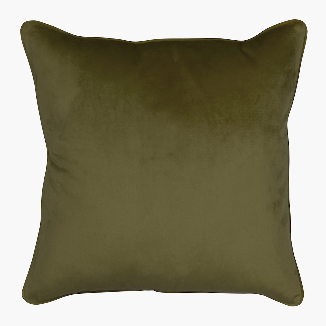 Sierkussen ''Royal velvet'', Olive