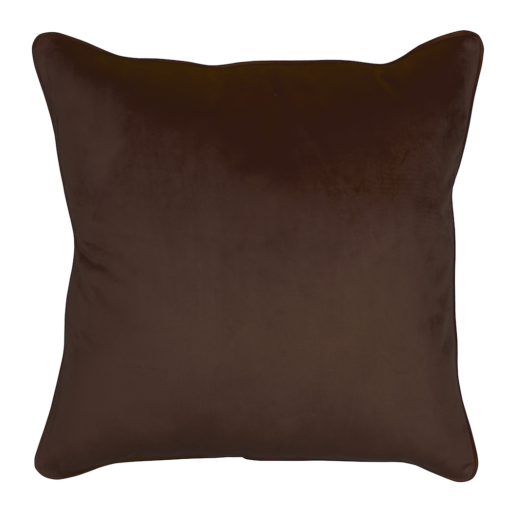Sierkussen ''Royal velvet'', Chocolat