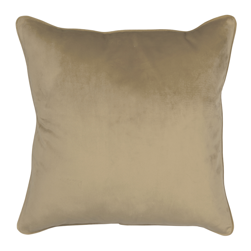 Sierkussen ''Italian velvet'', Khaki