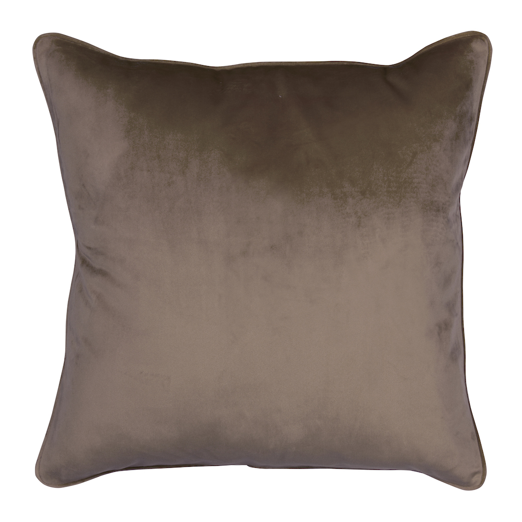 Sierkussen ''Italian velvet'', Chocolat