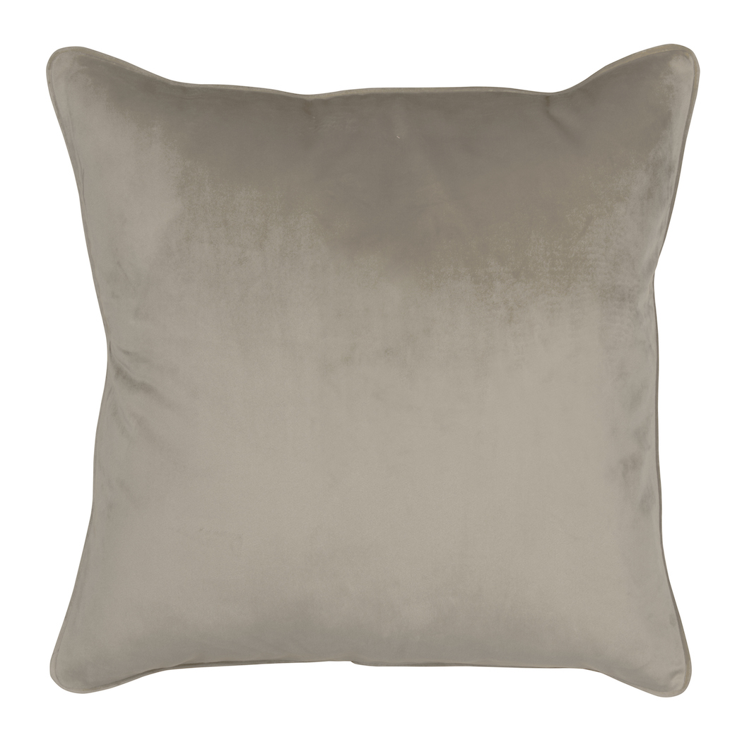 Sierkussen ''Italian velvet'', Light mouse