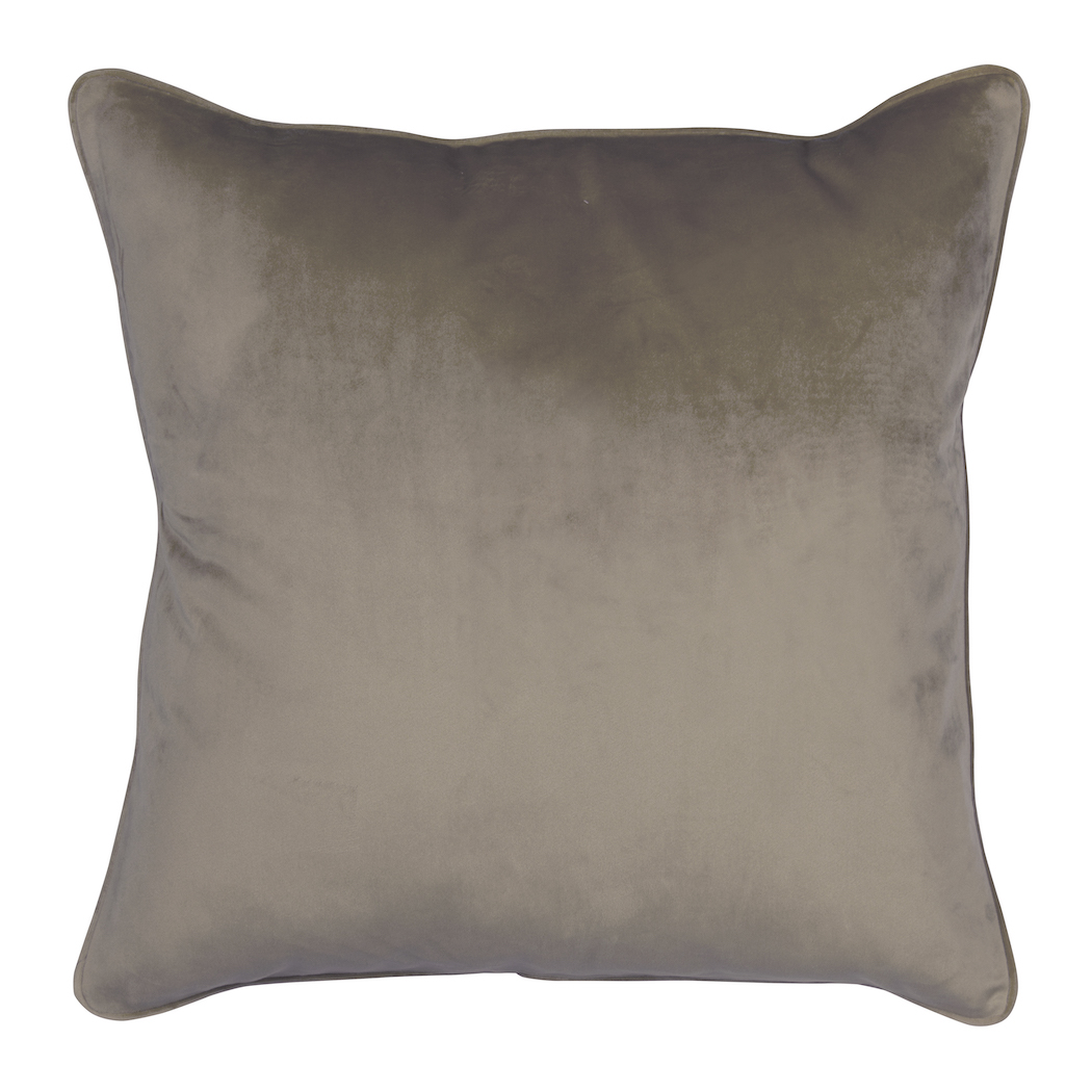 Sierkussen ''Italian velvet'', Grey