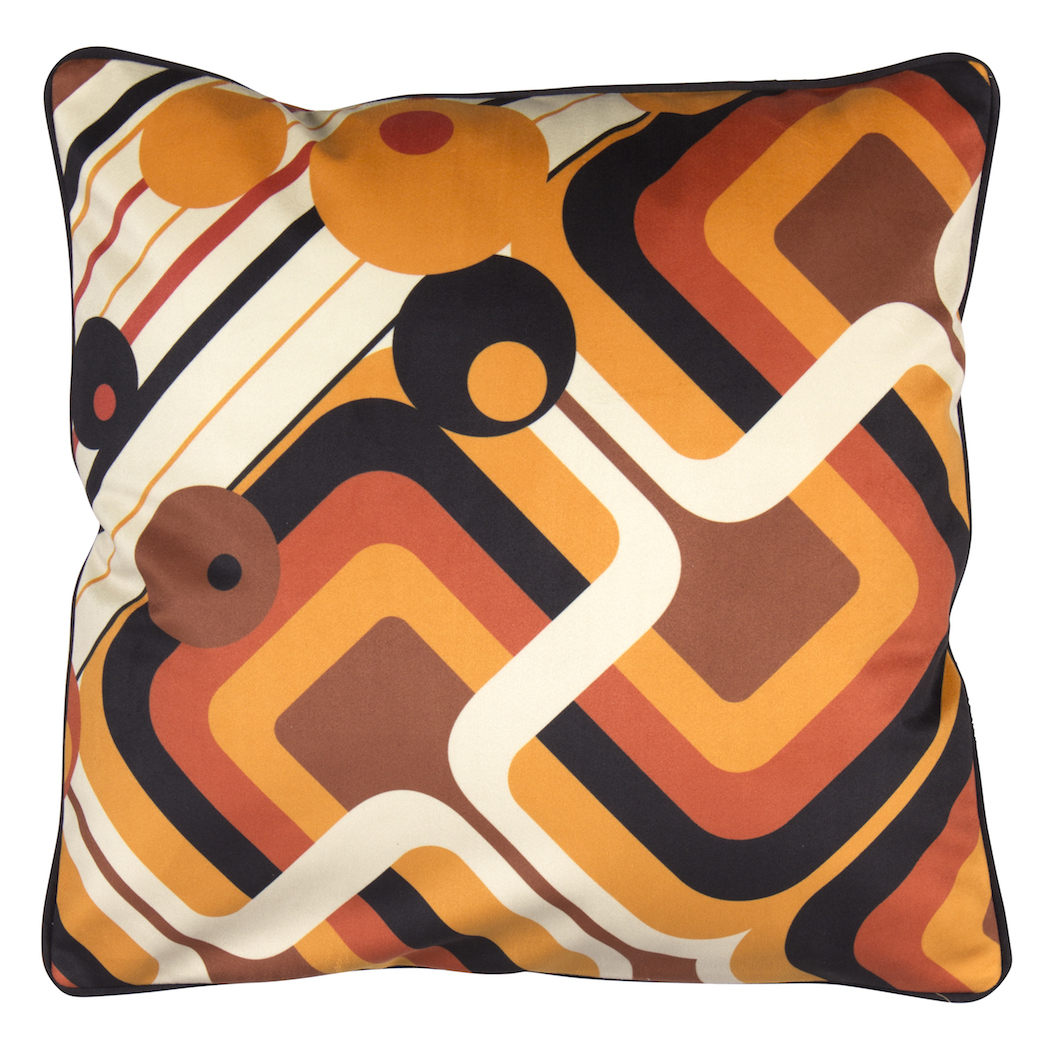 Sierkussen ''Seventies'', Hollywood orange